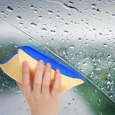 Imagem de 2 pacotes de esponja de desembaçador de janela absorvente de limpador de janela