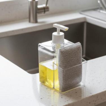 Imagem de Dispenser Porta Detergente E Organizador De Pia 570ML Diamond - Paramo