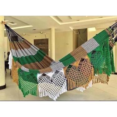 Imagem de Rede De Descanso Dormir 5 Metros Toda Reforçada Até 350kg Bucho De Boi (02,Único)