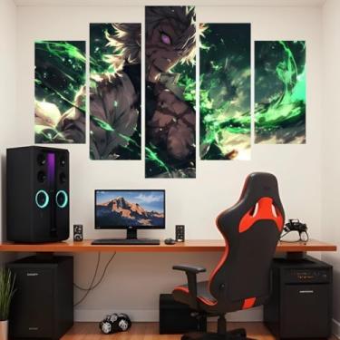 Imagem de Quadro decorativo Mosaico Demon Slayer - 5 peças -Tanjiro, Muzan, Inosuke - 00 (04)