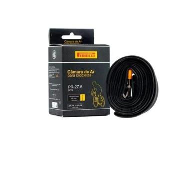 Imagem de Câmara De Ar Bicicleta Aro 27,5 Pirelli Bico Fino 48mm