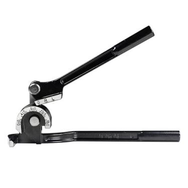 Imagem de TEXALAN Dobrador de tubo, dobrador de tubulação de 0-180 graus para 1/4 5/16 e 3/8 polegadas, cobre alumínio, aço inoxidável fino