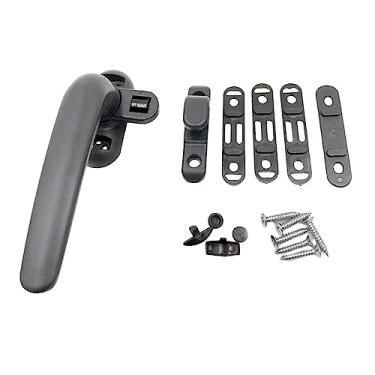 Imagem de Wswqop Puxadores de Janela, Puxador de Travamento de Janela de Correr, com Fixação Por Parafuso, Puxador Universal para Portas E Janelas, para Abertura de Ja, deixou, Tamanho real