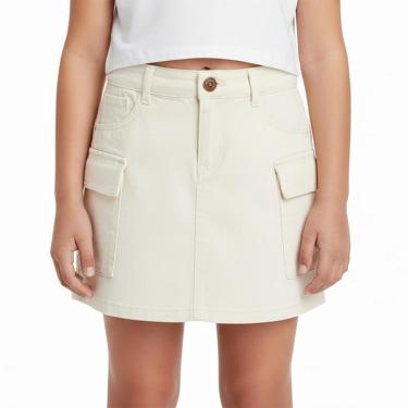 Imagem de Saia Juvenil Look Jeans Cargo Natural - 12 - UNICA-Feminino