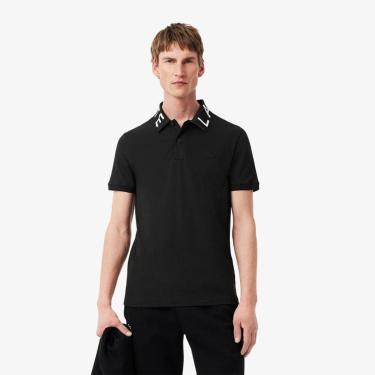 Imagem de Camisa Polo Lacoste Jacquard Branded Masculina-Masculino