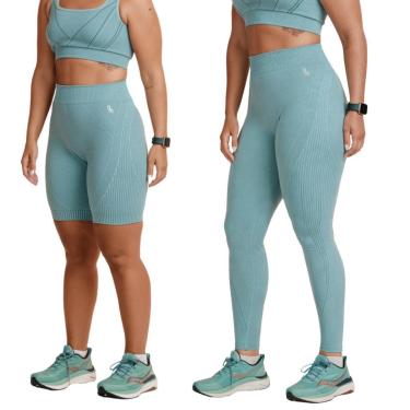 Imagem de Kit Lupo Sport Academia Legging Max + Bermuda Cós Alto-Feminino