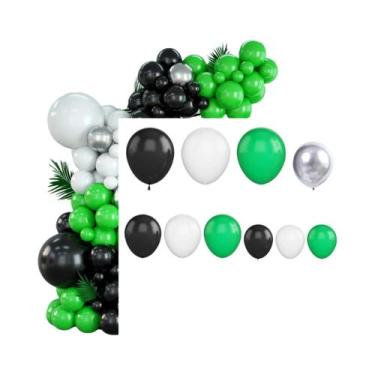 Imagem de Arco De Balões Arco-Íris Com Rosas, Decoração De Festa De Aniversário 