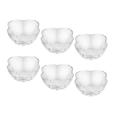 Imagem de Jogo 6 Bowls De Cristal Clover Doces Sobremesas Lyor 5x9cm