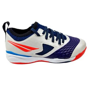 Imagem de Chuteira Futsal Penalty MAX 1000 Tênis Locker Ecoknit Branco, Branco, 