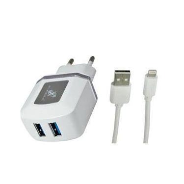 Imagem de Carregador Turbo 4A (20W) - Cabo Conexão: Lightning - XC-UR8 Prata  X-