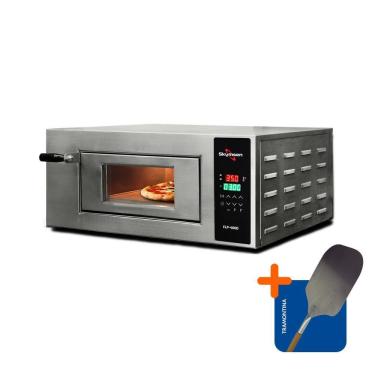 Imagem de Forno Elétrico de Lastro Profissional Pizzarias Digital Pizza FLP-400D 220v Skymsen + Pá Para Pizza Tramontina