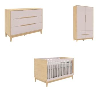 Imagem de Jogo de Quarto carvalho com rosa tomi - Quater