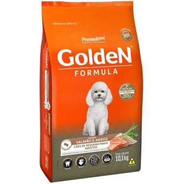 Imagem de Ração Seca PremieR Pet Golden Formula Mini Bits Salmão e Arroz para Cães Adultos de Raças Pequenas - 10 Kg