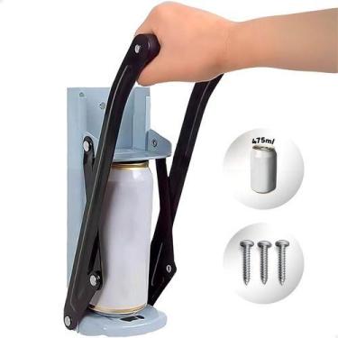 Imagem de Amassador De Latinhas Kontuz Home Latas Cerveja Com Abridor De Garrafa