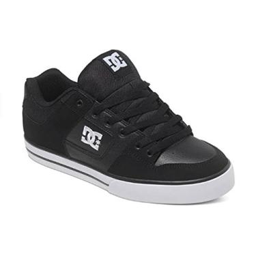 Imagem de DC Tênis de skate masculino Pure Casual, Preto/Preto/Branco, 41