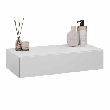 Imagem de Penteadeira Suspensa 60cm 1 Gaveta Carina Z34 Branco - Mpozenato