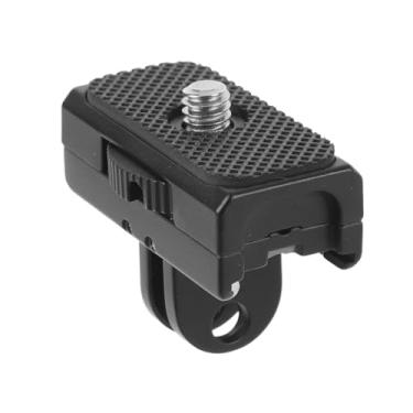 Imagem de GOWENIC Montagem Rápida de Liberação, Base de Extensão do Adaptador de Liberação Rápida Anti Slip Com Parafuso de 1/4 de Polegada para X4/X3/X2/ACE Pro/ACE para OSMO Action 5 Pro/Action
