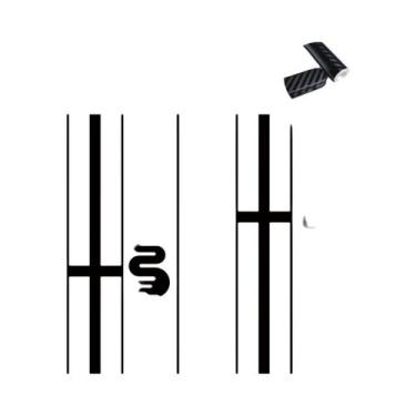 Imagem de Adesivos Laterais Para Porta De Carro Com Tema De Cobra Animal 2 Peças