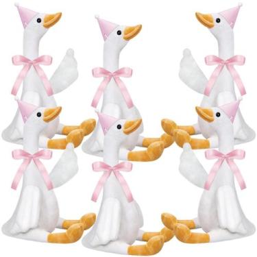 Imagem de Animal de pelúcia Blueweenly Silly Goose com mini chapéus e fitas