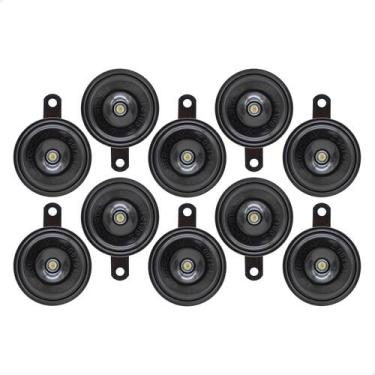 Imagem de Kit 5 Buzinas Automotiva Carro Paquerinha Universal 12v 77mm - Pulse P