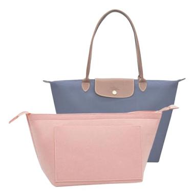 Imagem de Bolsa organizadora para bolsa Longchamp le pliage Nevefull, rosa, Medium