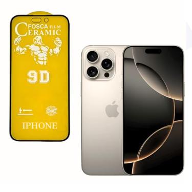 Imagem de Película Cerâmica Fosca Iphone X/11/12/13/14/15/16e 17 AIR PRO MAX, Proteção Total,Anti-Riscos e Não Deixa Marca Dedo Na Tela. (14 PRO MAX / 15 PLUS)