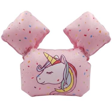 Imagem de Boia Salva-Vidas Colete Infantil, Não Fura, Segurança para Praia e Piscina, Ajustável para Crianças de 1 Ano (ou 8kg) até 25kg (Unicórnio Charmoso)