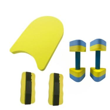 Imagem de Black Friday Kit Hidroginastica Halter Caneleira e Prancha Pequena Cores Diversas(Amarelo)