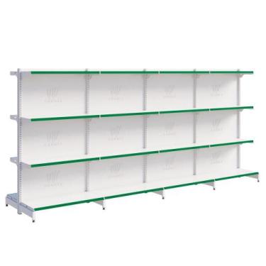 Imagem de Gôndola Fit Centro 1 Inicial E 3 Continuações 1,37m De Mercado Amapá, 