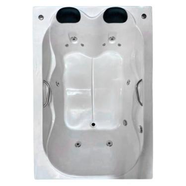 Imagem de Banheira Dupla Casablanca COMPLETA com hidro - Só Banheiras, 1,80X1,19