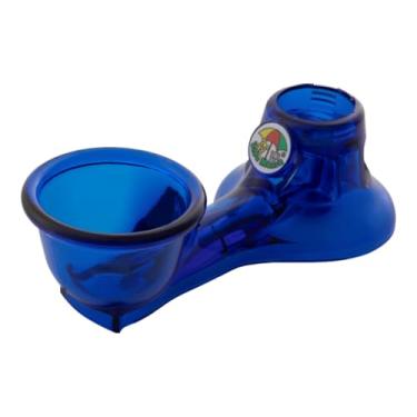 Imagem de Bebedouro Vida Mansa Mini Passeio Portátil Pet Cão Gato Azul Transparente