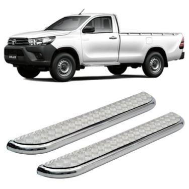 Imagem de Estribo Hilux 2006 2007 2008 2009 2010 Cromado Plataforma CS - Solar