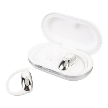 Imagem de CHICIRIS Fones de ouvido de tradução inteligente, tradutor de idiomas AI portátil, creme de toque colorido para reuniões (branco)