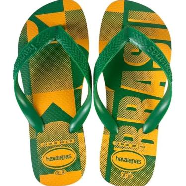 Imagem de Chinelo Havaianas Vai Brasil Amarelo Pop-Unissex