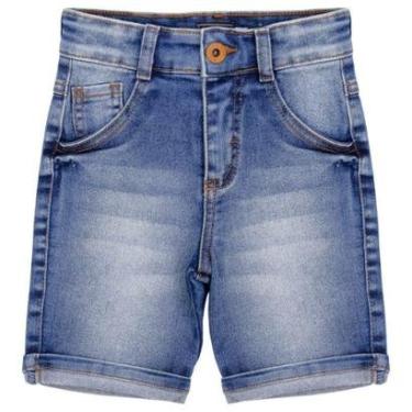 Imagem de Shorts Infantil Look Jeans Slim Jeans - 04 - UNICA-Masculino