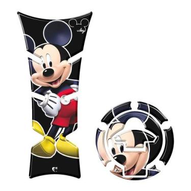Imagem de kit Adesivo Protetor Tanque E Bocal Moto Yamaha MICKEY - Teu Adesivo, 
