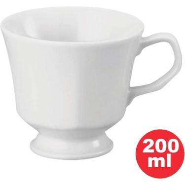 Imagem de Xícara de Chá Prisma 200 ml Porcelana Schmidt