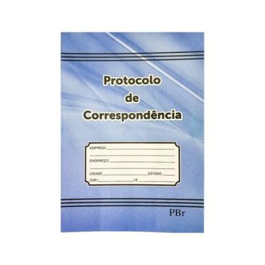 Imagem de Livro Protocolo de Correspondência 150x210mm com 100 folhas - Página B