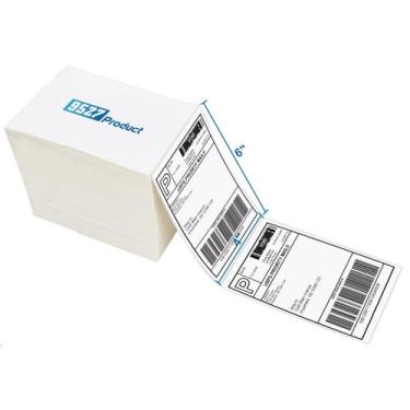Imagem de Etiquetas de Envio Térmicas Directas 4x6 - Fanfold 9527