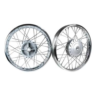 Imagem de Par Aro Roda Raio 4mm Cg Start 160 Tambor