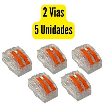 Imagem de Conector Wago ou Genérico Emenda Derivação 2/3/5 Vias Cabo 4mm-6mm 20A