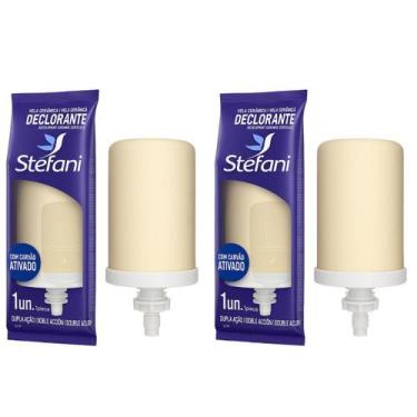 Imagem de Kit 2 Velas Para Filtro Barro Stefani São João Declorante Carvão Ativa