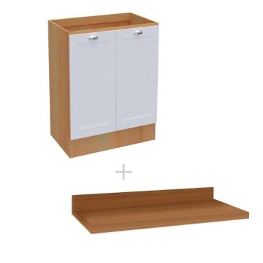 Imagem de Balcão Ditália Denver Com Tampo Rv/br Cd-1012