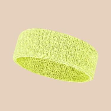 Imagem de Bandanas elásticas femininas e masculinas de 5 cm, acessórios de cabelo absorventes elegantes para ioga, esportes e exercícios