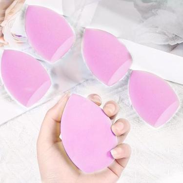 Imagem de Esponja profissional de maquiagem 3 peças, esponja macia em forma de gota de água, corretivo, esponjas de maquiagem de rosto suave, ferramentas de beleza, rosa