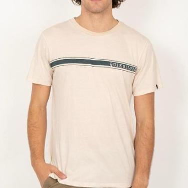 Imagem de Camiseta Quiksilver Bait Stripe SM26 Masculina-Masculino