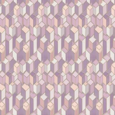 Imagem de Quadro Decorativo Arte Moderna Cubos Isométricos Painel para Parede 50x50cm