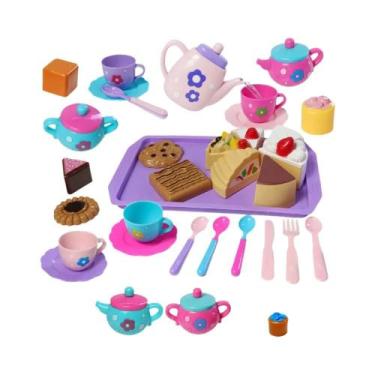 Imagem de Conjunto De Chá Para Meninas Princesas, Brinquedo De Faz De Conta, Chá
