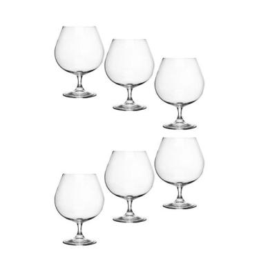 Imagem de Jogo 6 taças de cognac cristal bohemia colibri 690ml wolff