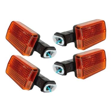 Imagem de Pisca Honda Cg 125 Cargo 1988 - 1999 4 Peças